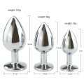 Power Escorts - BR138 - Diamond King Starter 3-Pack - S, M, L - Silver/Red Stone
