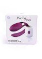 Stymulator-V-Vibe Purple USB 7 Function / Remote Control