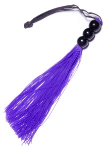 Silicone Whip Purple 10"" - Fetish Boss Series