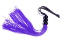 Silicone Whip Purple 10"" - Fetish Boss Series