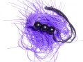 Silicone Whip Purple 10"" - Fetish Boss Series