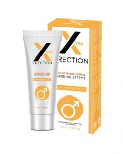 STYMULUJĄCY KREM DO MASAŻU PENISA Z EFEKTEM ROZGRZEWAJĄCYM - RUF XTRA ERECTION 40 ML