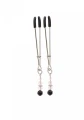Tweezers With Beads Silver