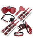 ZESTAW BDSM - ARGUS Suitcase bondage set red