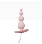 WIBRUJĄCE MINI KORALIKI ANALNE - Qingnan No.8 Mini Vibrating Anal Beads Pink