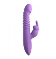 Her Thrusting Silicone Rabbit