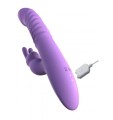 Her Thrusting Silicone Rabbit
