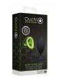 Butt Plug Cock Ring & Ball Strap - GitD - Neon Green/Black