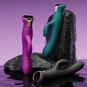 WIBRATOR KRÓLICZEK THRUSTER - ZALO LEGEND MOSE Obsidian Black