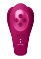 Yoko - Triple Action Vibrator Dual Prongs with Clitoral Pulse Wave