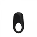 Vibrating Cock Ring - Licorice Black