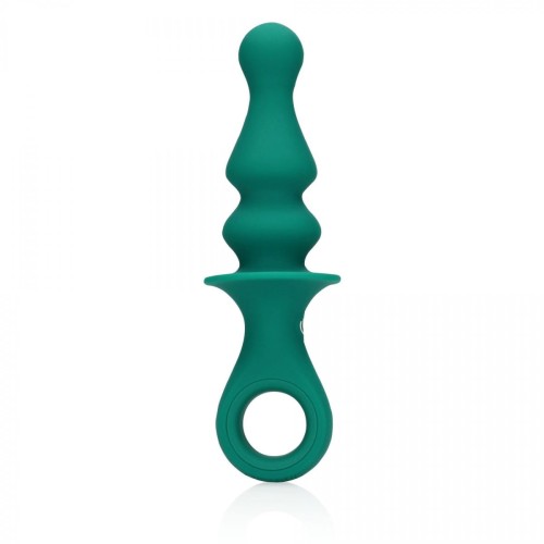 Pawn Shaped Anal Vibrator - Peacock Plume