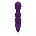 Teardrop Shaped Anal Vibrator - Clear Purple