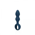 Teardrop Shaped Anal Plug - Medium - Baltic Blue