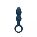 Teardrop Shaped Anal Plug - Large - Baltic Blue