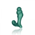 Stacked Vibrating Prostate Massager with Remote Control - Metallic Green