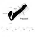 Strap-on-me Silicone bendable strap-on Flesh XL