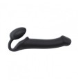 Strap-on-me Silicone bendable strap-on Black L