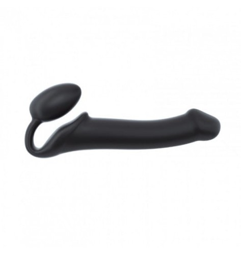 Strap-on-me Silicone bendable strap-on Black L
