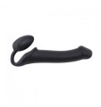 Strap-on-me Silicone bendable strap-on Black L