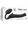 Strap-on-me Silicone bendable strap-on Black M