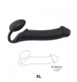 Strap-on-me Silicone bendable strap-on Black XL