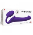 Strap-on-me Silicone bendable strap-on Purple M