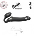Vibrating Strap-on Black M