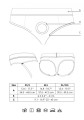 Vibrating Strap-on Thong with Removable Rear Straps - M/L