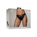 Vibrating Strap-on Panty Harness with Open Back - M/L