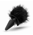 KOREK ANALNY Z POMPONEM - BLUSH Anal Adventures Platinum Rabbit Tail Plug