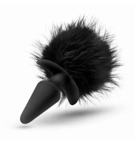 Anal Adventures Platinum Rabbit Tail Plug