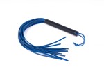 SKÓRZANY PEJCZ - WHIPS Flogger Crazy Horse Blue