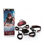 ZESTAW BDSM - Scandal Bed Restraint Kit Black