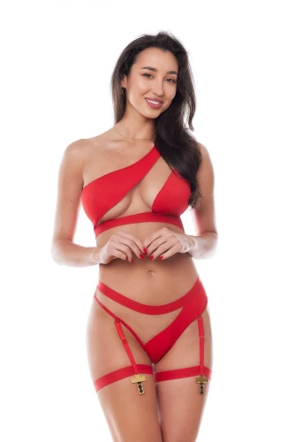 GISELLE RED SET (top&thong/top&figi) XXL/XXXL