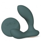 WIBRUJĄCY MASAŻER PROSTATY Z PILOTEM - Lelo Hugo 2 Remote Green