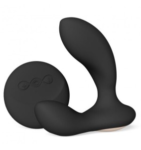 WIBRUJĄCY MASAŻER PROSTATY Z PILOTEM - Lelo Hugo 2 Remote Black