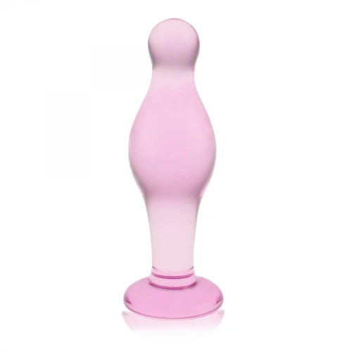 4.5"" Glass Romance Pink