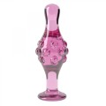 4.5"" Glass Romance Pink