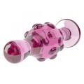4.5"" Glass Romance Pink