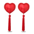 Reusable Red Heart Tassels Nipple Pasties