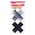 Cross Pattern Nipple Pasties (2 Pack)