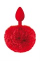 RED POMPOM ANAL PLUG