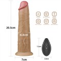 8.0'' Dual Layered Platinum Silicone Rotator