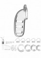 Model 06 - Chastity - 5.5"" - Cock Cage - Transparent