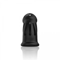 Model 27 - Ultra Soft Silicone Chastity Cage - Black