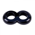 Duo Cock 8 Ball Ring - Black