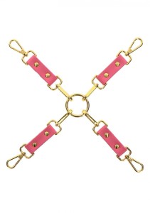 UPRZĄŻ KRZYŻOWA - TABOOM Hogtie Pink