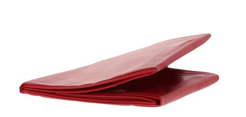 VINYL BED SHEET RED 158x227CM