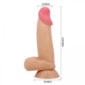 BAILE - Sliding Skin 7,6'' Flesh, Suction base Bendable TPR